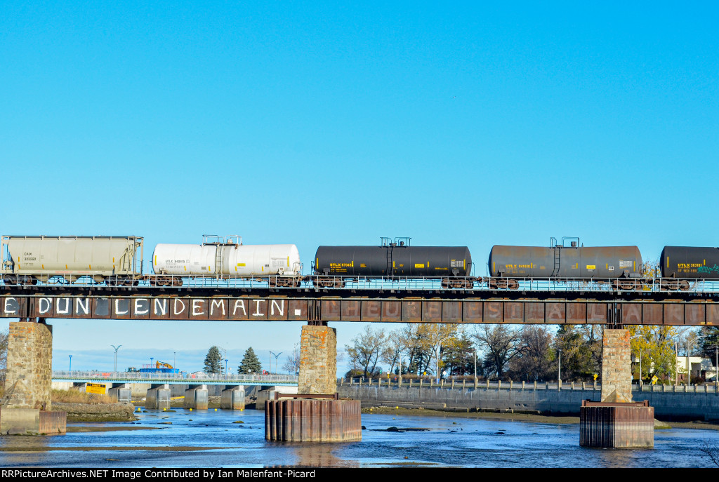 Tankcars on the bridge